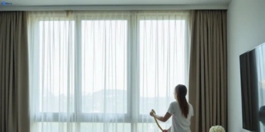 Delicate sheer drape cleaning reedy-creek Matty Curtain Cleaning