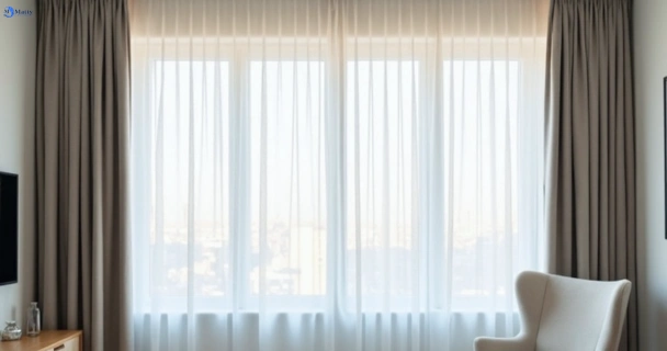 Restored vibrant drapes in reedy-creek QLD after Matty Curtain Cleaning