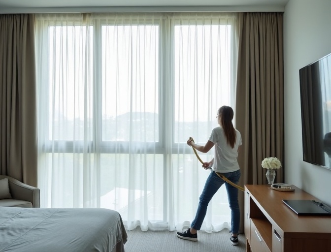Reedy Creek Sheer Curtain Cleaning